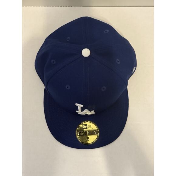Los Angeles Dodgers New Era Authentic On-Field 59FIFTY Fitted Hat - Blue 8 - Picture 8 of 8